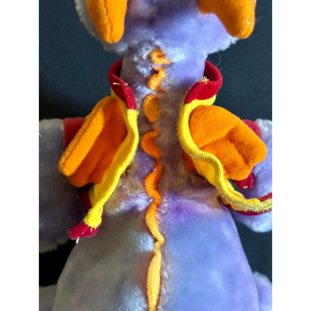 Vintage 1982 Disney Figment Dragon Plush Epcot Journey Into Imagination Purple